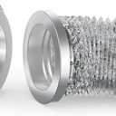 Magnetic Dryer Vent Coupling DV180 Airtight Seal Dryer Vent Connector Kit Easy to Clean Quick Connector Including a 2.6ft 4" Duct and two Clamps