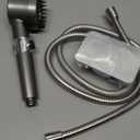 Filtered Shower Head with Handheld & High Pressure - Ion Drops Shower Head with 75" Stainless Hose for Hard Water | 3 Spray Modes Shower with 10 Replaceable Filters