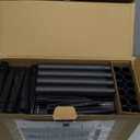 Solar Pathway Lights Outdoor, 8 Pack Bright Solar Lights Outdoor, Auto On/Off, IP65 Waterproof Solar Garden Lights Solar Powered Landscape Lighting for Yard Patio Walkway Driveway Pathway (Warm White (Cuboid))