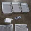 Storage Shelf Metal Movable Storage Rack, Kitchen, Bathroom, Study Storage Rack, Storage Rack, Convenient Small Cart Storage Shelf Rack (Color : 2, Size : Three Layers with Handles)