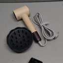 (OUTLET)slopehill 110,000 RPM Professional Hair Dryer - 0.8lb Ultra-Lightweight, 2 Billion Ion Technology for 98% Frizz Reduction, AI Smart-Temp Control, Magnetic Attachments for All Hair Types (Pink)