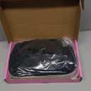 Black Spiral Curls Wigs Short 6 Inch Wig Glueless Wig with Bangs Kinky Curly Afro Wigs for Women Beginner Friendly 1B, 3C curls, Boucy and Chic