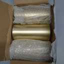 Mega Candles 3 pcs Unscented Solid Gold Pillar Candles, Hand Poured Premium Wax Candle 3 Inch x 6 Inch, Home Dcor, Spas, Weddings, Occasions, Party, Centerpieces, Holidays, Vigils, Prayers