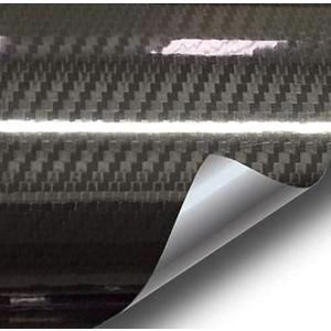 VVVIVID Epoxy High Gloss Black Carbon Fiber Vinyl Automotive Car Wrap Film DIY Interior (2.75ft x 5ft)