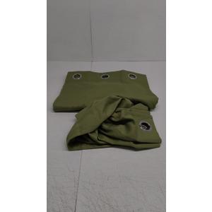 Green Curtains 2 Pack 42x62 No Brand