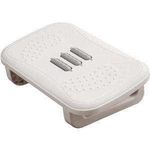 Ergonomic Foot Rest with Massage Rollers - Non-Slip Desk Foot Stool for Office/Home, Fixed-Angle Cushioned Support Improves Posture & Circulation, Under Desk Comfort for Long Sitting Sessions