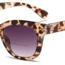 Bifocal Sunglasses For Women Reading Sunglasses UV400 Sun Readers Glasses With Spring Hinge +1.75