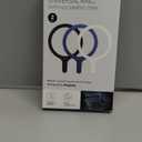 ESR for MagSafe Sticker, MagSafe Ring, 2 Pack Metal Ring for Phone case, Universal Wireless Charger Conversion Kit for iPhone 17/17e/16/16e/15/14/13/12/11, Samsung Galaxy, Google Pixel 10, Black