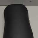 Aukee Car Headrest Pillow Memory Foam Car Neck Pillow with Adjustable Strap Soft Leather Headrest for Driving Home Office Black (1PC)