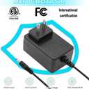 FLHFULIHUA 12 Volt Battery Charger for Kids Ride on Toys - Universal Charger for Best Choice Products Wrangler SUVKid Trax Dynacraft Kidzone Bumper, ETL Listed