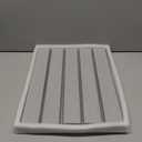 Stone Drying Mat for Kitchen Counter - Grey 12x16In Dish Drying Mat - Foldable Diatomite Stone Dish Rack - Absorbent Diatomaceous Earth Non-Slip Tray for Bathroom