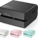 Battery Operated Electric Letter Opener - Letter Openers Envelope Slitter, Envelope Opener, Mail Opener, Universal Envelope Efficient Letter Opener Tool for Office, Home (Black)