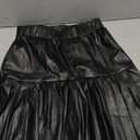 Women's Basic Mini Skirt Solid Color Pleated A-Line Skirt, Medium