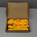 Gas Can Spout Replacement, (5 Kit-Yellow) Gas Can Nozzle Suitable for Most 1/2/5/10 Gal Oil Cans, Flexible Gas Spout Replacement, Fuel Can Pour Spout