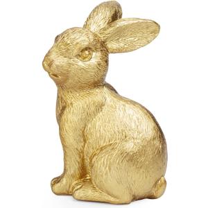 MAIBAOTA Large Gold Bunny Easter Decoration for Home Spring Decoration for Home Table Decor Rabbit Figurines (4.3*2.9*2.1 inches)