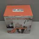 EMOJOY Stainless Steel Salad Spinner Large, 3-in-1 Vegetable Wash Bowl, Salad Bowl & Lettuce Spinner, Fruit Cleaner with Non-Slip Base, Dishwasher Safe, 5 Blade Slicer & Egg Yolk Separator, 4.25Qt