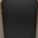 Kate and Laurel Arendahl Arch Chalkboard; Gold; 19 x 31; Framed Arched Ornate Vintage Magnetic Chalkboard for Unique Display; Decoration; and Organization