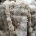 Cozy Bliss Faux Fur Throw Blanket for Couch, Fuzzy Soft Plush Thick Bubble Blanket for Sofa Bedroom Living Room, 60 * 80 Inches Tie-dye Beige