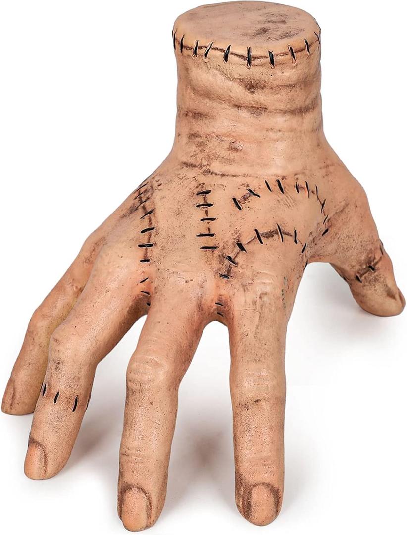 Halloween Scary Fake Hand Props Creepy Cosplay Hand Latex Accessories for Home Decor Halloween Decorations Gifts for Fans