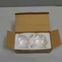 Espresso Cups Set of 2 - 4 Oz Espresso Shot Glass with Handle Double Spout Cups Clear Glass Milk Cup Espresso Accessories Great for Making Coffee Desserts Salad Dressings (No Scale -Clear)