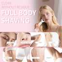 2026 Electric Razor for Women Men,4 in 1 Ladies Wet & Dry Body Razors and Facial Hair Remover,Rechargeable LED Display Hair Removal Kit for Nose Face Body Bikini Hair (Multicolor)