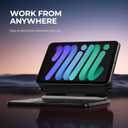 Dexnor for iPad mini 7 (A17 Pro)/Mini 6 Case with Keyboard, Magnetic Floating Cantilever Stand with Trackpad Pencil Holder Backlit Keyboard Case for iPad mini 7th(2024)/6th (2021) Generation, Black