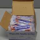 1ml/cc 31G 1/4 Inch Syringes, Disposable Syringe, Individual Wrapped, Box of 100