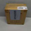 Jewelry Box Organizer for Women: 360 Rotating Vertical Storage Case, Ivory Leather with Pink Velvet, Ring Necklace Bracelet Holder, Gift Decor, 10 x 8.7 x 3.9 in (White)