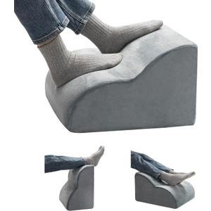 Ganondorf Ergonomic Foot Rest for Under Desk at Work Multi-Purpose Foot Stool Leg Elevation Pillow Back Support Cushion & Lap Desk Support, High-Density Foam with Washable Cover