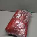 Kurt Adler Snowflake Embroidered and Pleated Tree Skirt, 60-Inch, Red