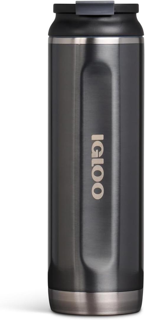 Igloo, 20 OZ Stainless Steel, Tumbler, Flip n Sip, Carbonite