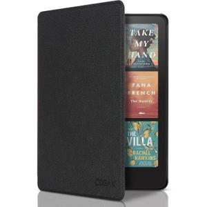 3 x CoBak Case for Kindle Paperwhite 12th Gen 2024 (7") & Colorsoft Signature Edition - All New PU Leather Cover with Auto Sleep Wake Feature for Paperwhite Signature 2024 Released, Black