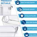 2 Pack UPGRADED W10710203 Refrigerator Door Bin Shelf Replacement Parts for Whirlpool Kenmore Maytag Refrigerator Right Side Bin Replaces WPW10710203 W10451871 3436767