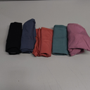 Saliryj Women's Cotton Underwear High Waisted Underwear Soft Briefs Full Coverage Ladies Panties 5 Pack(Size M)