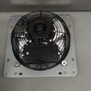 Simple Deluxe 10 Inch Shutter Exhaust Fan Aluminum Controller and Power Cord Kit, High Speed 1650RPM, 820CFM, for Attic, Garage, Louvered Vent, And Greenhouse,1-Pack, Silver