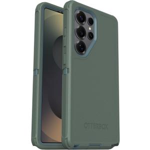 OtterBox Samsung Galaxy S25 Ultra (Only) - Defender Series Case - Atlantic Pines (Green) - Rugged & Durable - with Port Protection - Wireless Charging Compatible