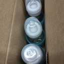 Dr. Brown's Anti-Colic Options+ Narrow Glass Baby Bottles 8 oz/250 mL, with Level 1 Slow Flow Nipple, 3 Pack 0m+ with Blue 100% Silicone Sleeves, BPA-Free