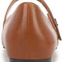 Vionic Womens Alameda Mary Jane Flat Tan Brown Leather 7.5 M