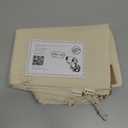 LEAFICO Cotton Storage Bags  X-Large 14x17 Inch (6-Pack)  Reusable Muslin Bags with Drawstrings  Biodegradable Canvas Fabric Sacks  Perfect for Bread, Bulk Produce, Potatoes, Onions, Shoes