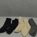 Boot Socks for Women Winter Wool Solid Thick Warm Socks Crew Socks Christmas Gift, Size: 5-11