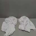 2 Pcs White Truss Cover Fits 8 ft x 12 in Box Truss Scrim Elastic Fabric Seamless Integration Easy Installation Pull over Sleeves Christmas