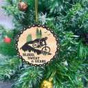 Riding Bike Blood Sweat Gears Ornament, Rider Boy Christmas Ornament 2025, Mountain Bike Rider Ornaments Decoration, Cycling Wooden, Keepsake Gift Idea for Riders, Cyclists, Sport Lovers