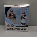 VBSD Weighted Vest Woman 12LB Weight Vest for Women Men Body Weight Vests for Walking Strength Training Running Workout Jogging Fitness Black