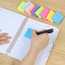 Azureal Small Sticky Notes 1.5x2 Inches, 24P 100 Sheets/Pad 8 Bright Colors Sticky Notes Small for Office, Home, School and Meeting