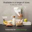 Baggies Variety Size Pack - 200 Count Variety Pack with 50 Gallon 50 Quart 100 Sandwich  Heavy Duty freezer bags