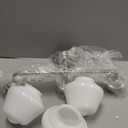 Bathroom Vanity Light Fixtures: 3-Lights Bathroom Lighting Fixtures Over Mirror, Brushed Nickel Vintage Wall Lights with Milky White Frosted Glass Shade for Bath Bedroom