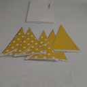32Ft Yellow Party Decorations Yellow Fabric Polka Dot Pennant Triangle Banner Party Flag Bunting Streamer Garland for Birthday Sunshine Sunflower Baby Shower Lemon Home Outdoor Garden Decor Supplies