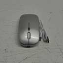 Bluetooth Wireless Mouse for Laptop mac MacBook ipad MacBook air MacBook pro pc Desktop Computer Windows Chromebook Notebook (Silver)