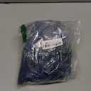 WDIRARA Women's Petite High Waisted Pleated A Line Belted Ruffle Y2k Denim Mini Skirt, Size XS 