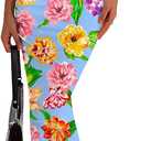 PRETTYGARDEN Women's 2026 Summer Floral Bodycon Maxi Dresses Ribbed Strapless Tube Casual Boho Party Long Dress (Blue, XL)